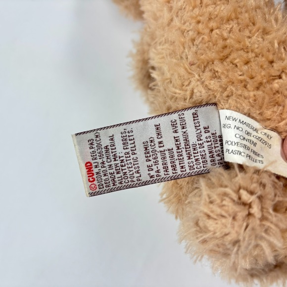 Gund Toothpick Teddy Bear Plush 15"‎ Stuffed Animal Toy Soft Floppy Tan Skinny - Picture 3 of 7